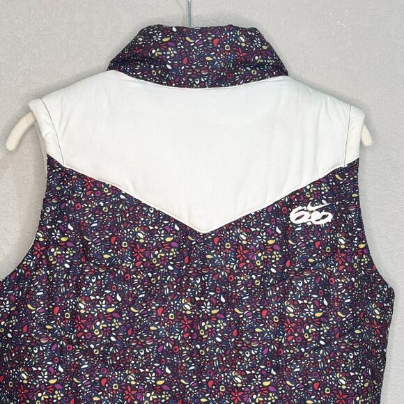 Nike Womens Puffer Vest Size XS Floral Ski 6.0 - Picture 6 of 10